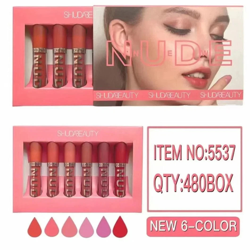 Nude Lip Gloss Pack of 6 - Buy Online in Pakistan at Cosmia.pk