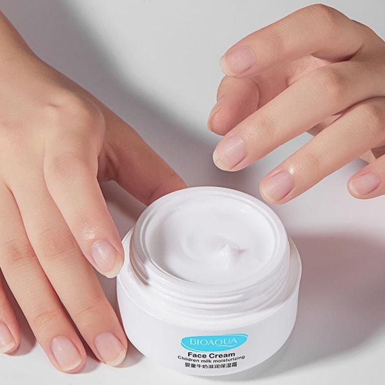 Bioaqua Milk Protien Mosturizing Cream - Buy Online in Pakistan at Cosmia.pk