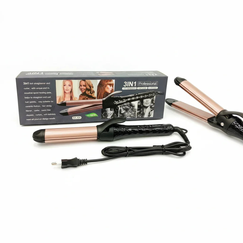 Barbieliss 3in1 Hair Straightener + Roller * Crimper 980Heat - Buy Online in Pakistan at Cosmia.pk
