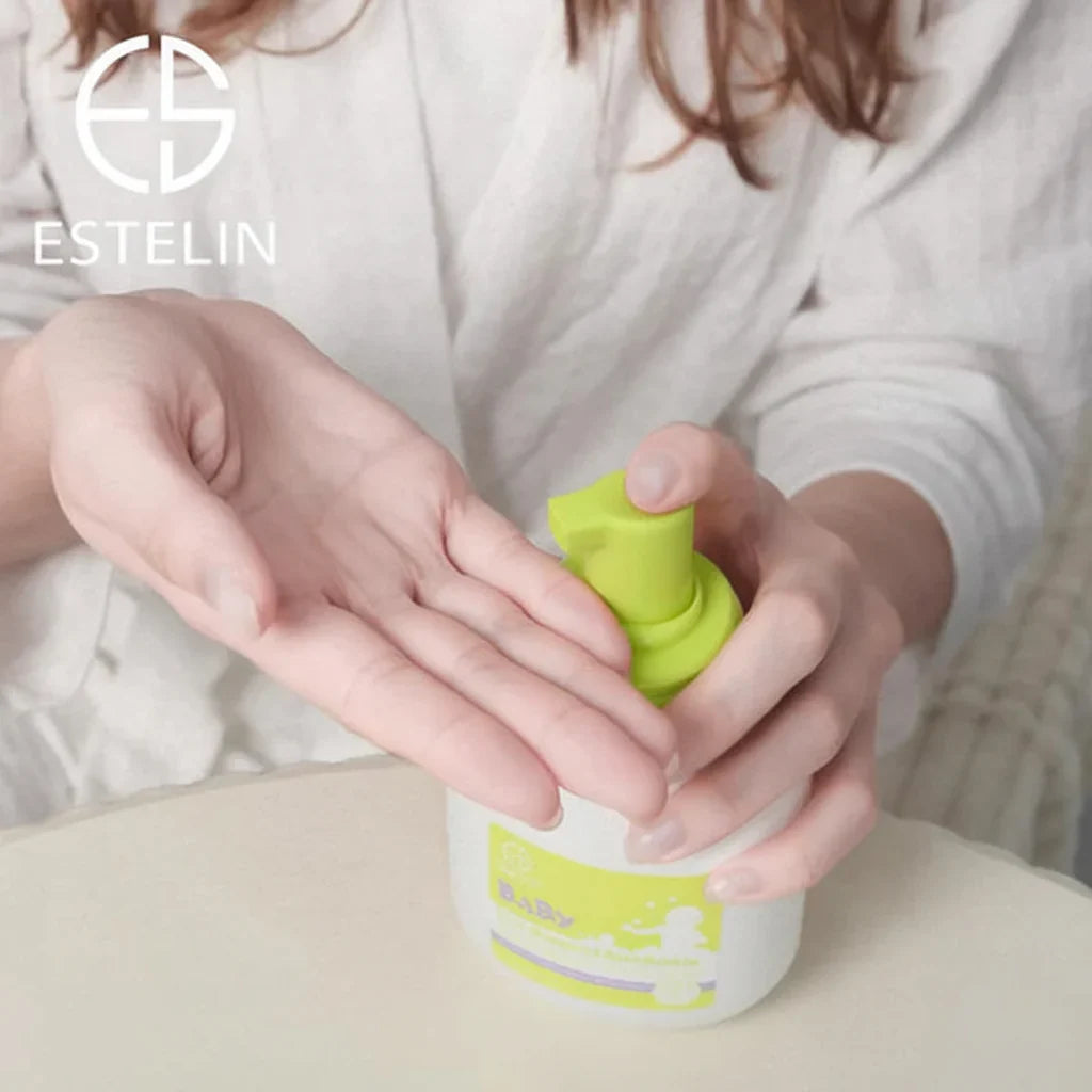 Estelin Baby 2 in 1 Shampoo And Bath Bubble For Gentle Cleaning - Buy Online in Pakistan at Cosmia.pk