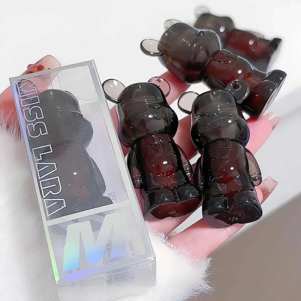 Miss Lara Cute Korean Black Bear Lip Gloss Shade - Buy Online in Pakistan at Cosmia.pk