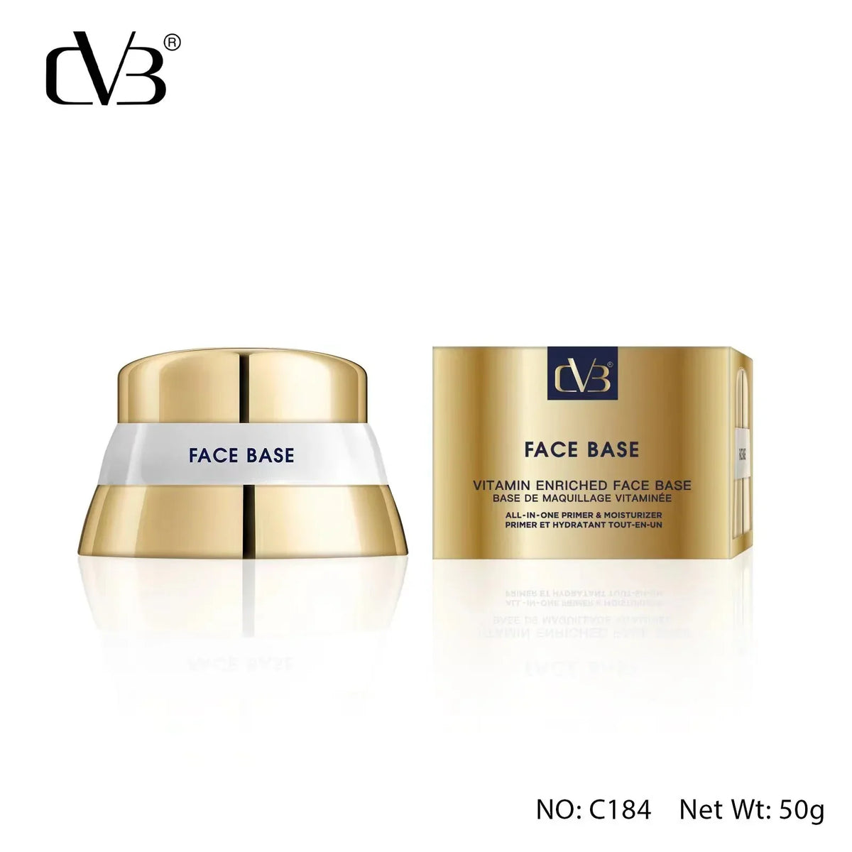 CVB Face Base Vitamin Enriched Face Base De Maquillage Vitaminee - 50g - Buy Online in Pakistan at Cosmia.pk