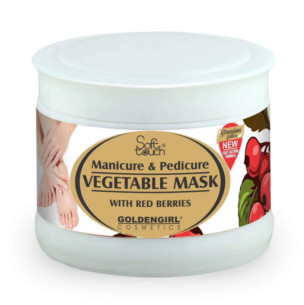 Soft Touch Manicure & Pedicure Vegetable Mask - Buy Online in Pakistan at Cosmia.pk