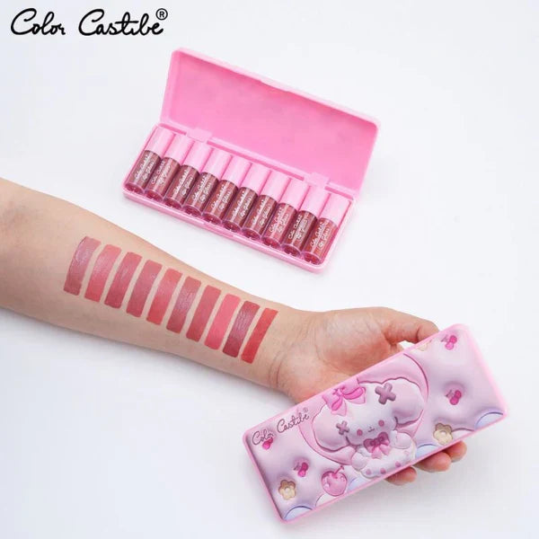 Color Castle Mini Matte LipGloss 10‑in‑1 Pack - Buy Online in Pakistan at Cosmia.pk