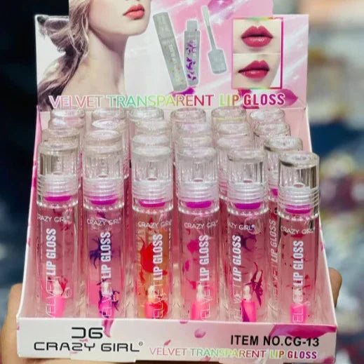 Crazy Girl Transparent Velvet Lip Gloss - Buy Online in Pakistan at Cosmia.pk