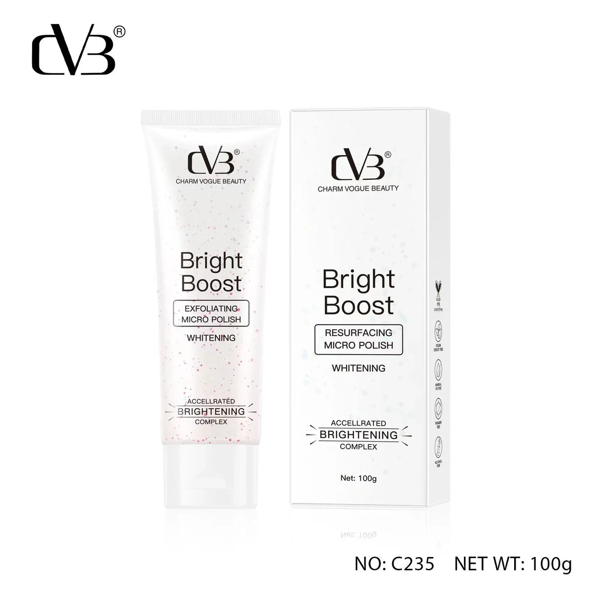 CVB Bright Boost Resurfacing Micro Polish Whitening - 100g - Buy Online in Pakistan at Cosmia.pk
