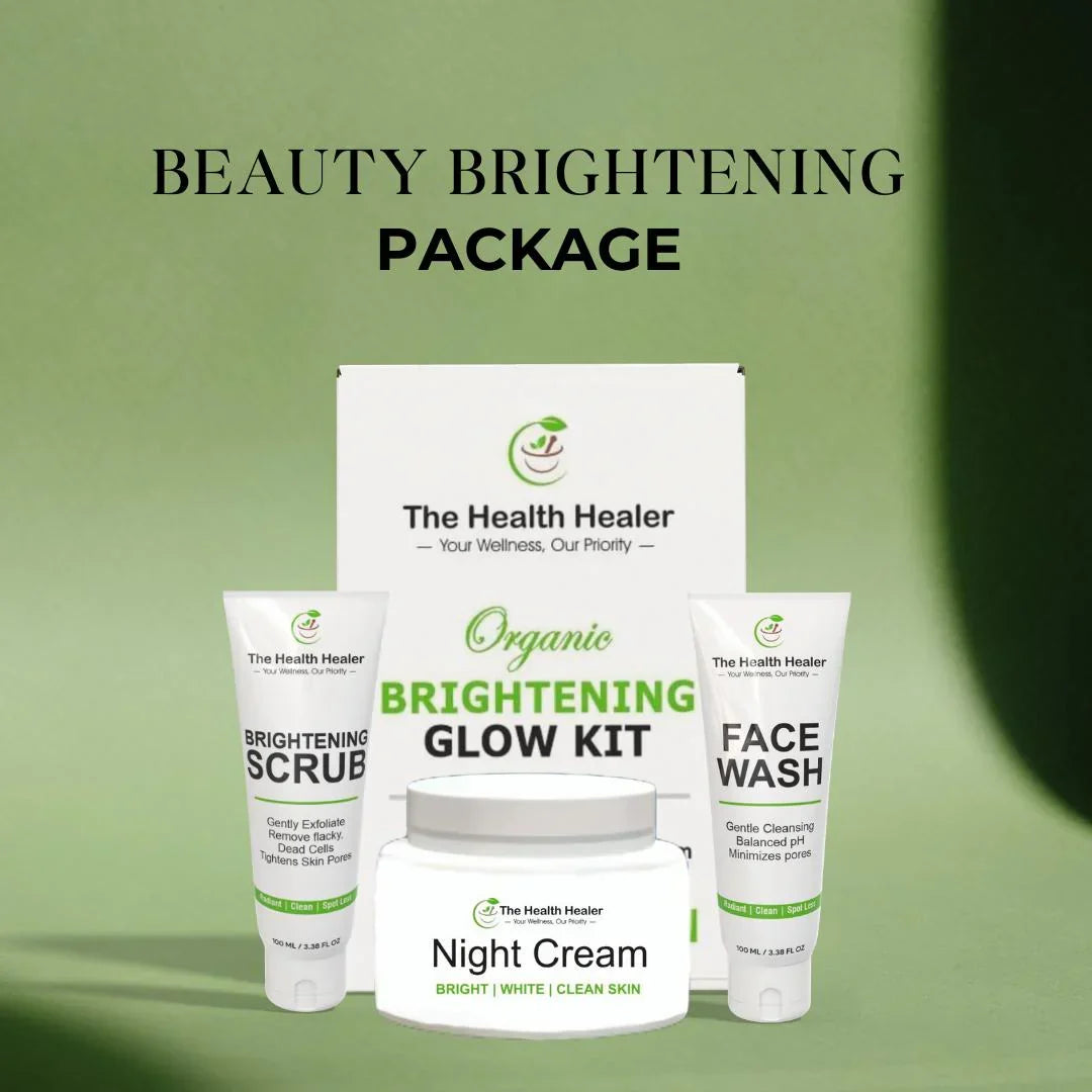 The Health Healer Organic Brightening Glow Kit - Buy Online in Pakistan at Cosmia.pk