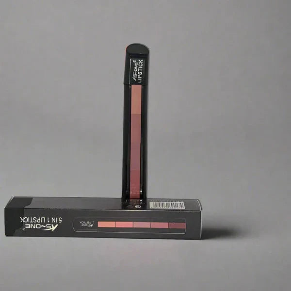 KS-One 5 in 1 Lipstick 5 Steps Lipstick In 1 - Buy Online in Pakistan at Cosmia.pk