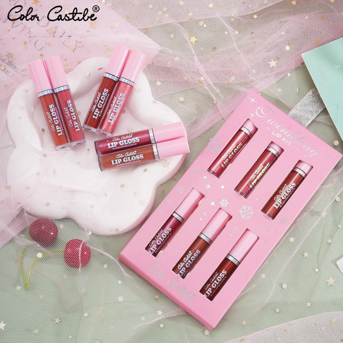 Color Castle 6Pcs Shine And Matte Lipgloss Set - Buy Online in Pakistan at Cosmia.pk