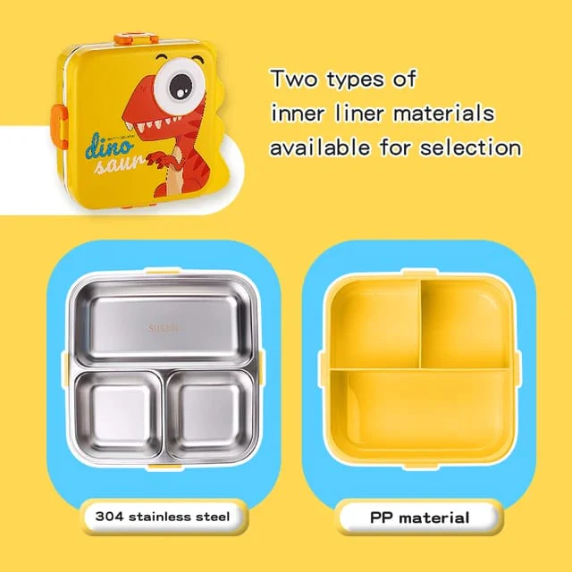 Kids Lunch Box– Double Decker Leakproof Bento Box with Spoon - Buy Online in Pakistan at Cosmia.pk