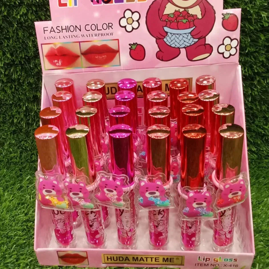 Huda Matte Me Teddy Bear Lip Gloss Each - Buy Online in Pakistan at Cosmia.pk