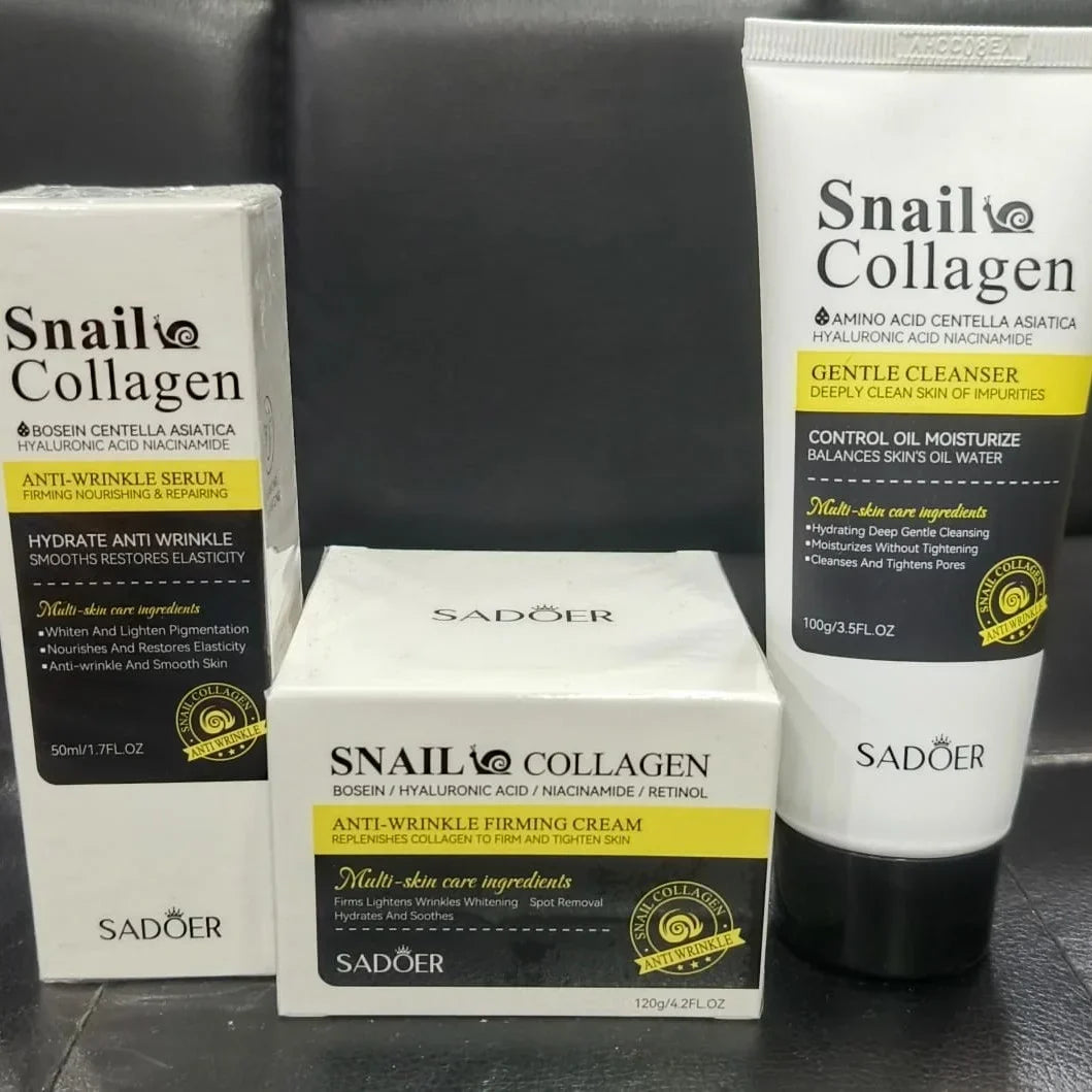 100% Original Sadoer Snail Collagen 3in1 Anti Wrinkles Deal - Buy Online in Pakistan at Cosmia.pk