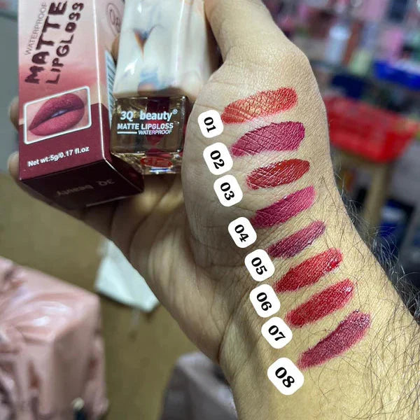 3Q Beauty Matte Waterproof lipgloss - 5g - Buy Online in Pakistan at Cosmia.pk