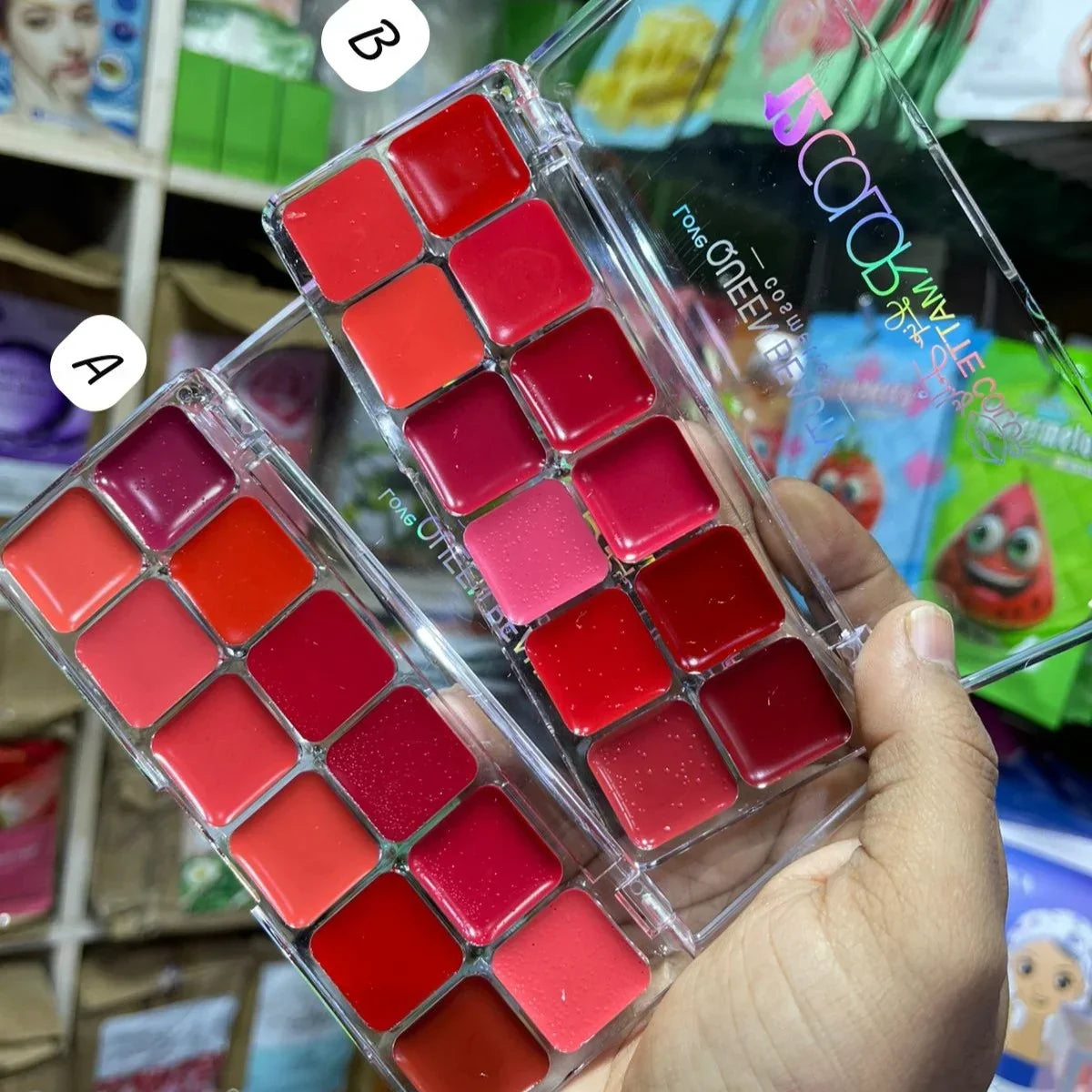 12 Color Matte Lip Cream Palette - Buy Online in Pakistan at Cosmia.pk