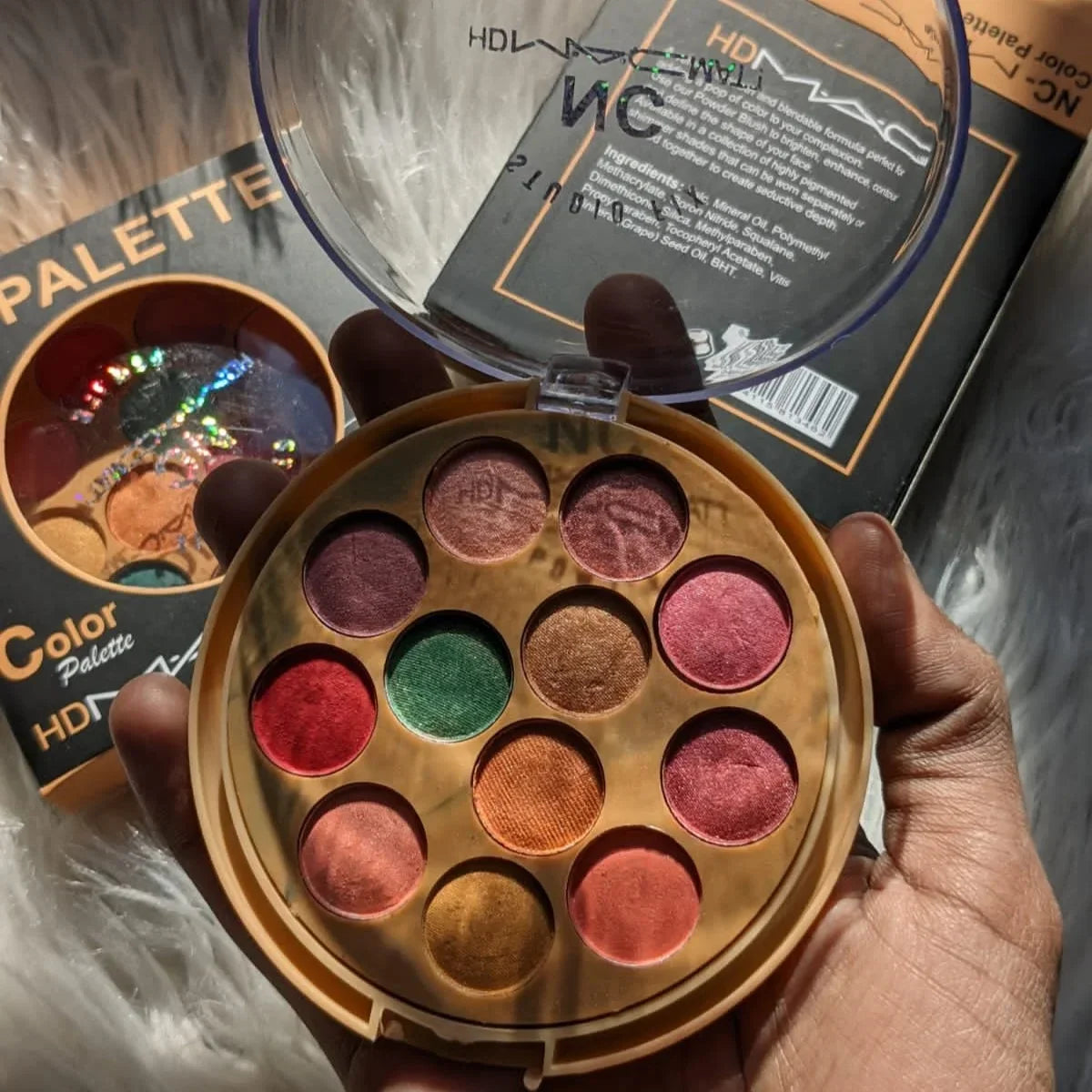 MAC NC Eyeshadow Palette (12 Colours) - Buy Online in Pakistan at Cosmia.pk