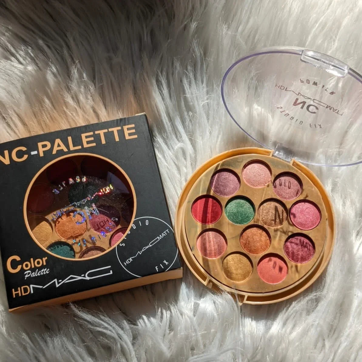 MAC NC Eyeshadow Palette (12 Colours) - Buy Online in Pakistan at Cosmia.pk