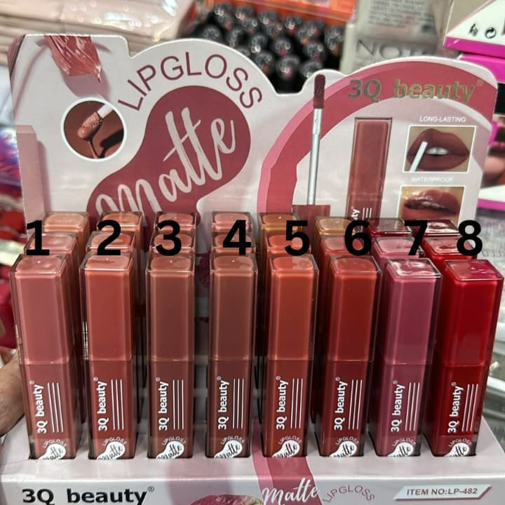 3Q Beauty Matte Lip Gloss Long Lasting - Buy Online in Pakistan at Cosmia.pk