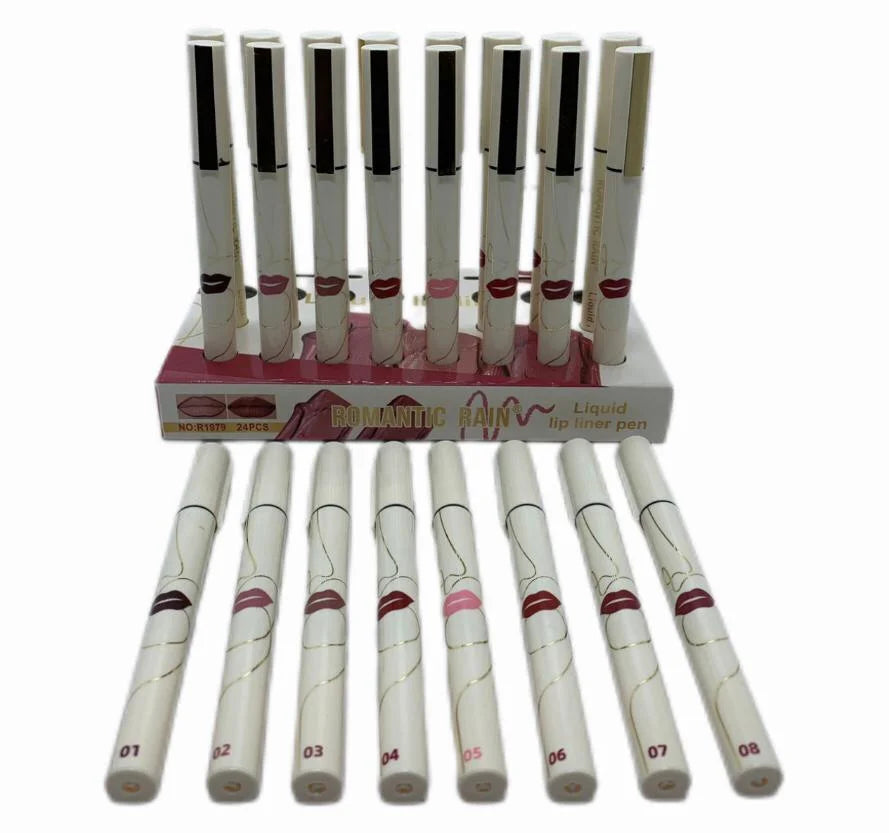 Romantic Rain Lip Liner Set (8 Pcs ) - Buy Online in Pakistan at Cosmia.pk