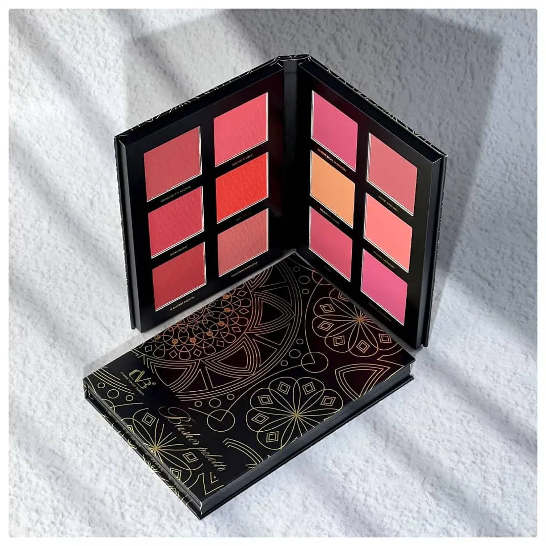 Cvb Blusher palette Perfect All Skin Tones Twelve Shades - Buy Online in Pakistan at Cosmia.pk
