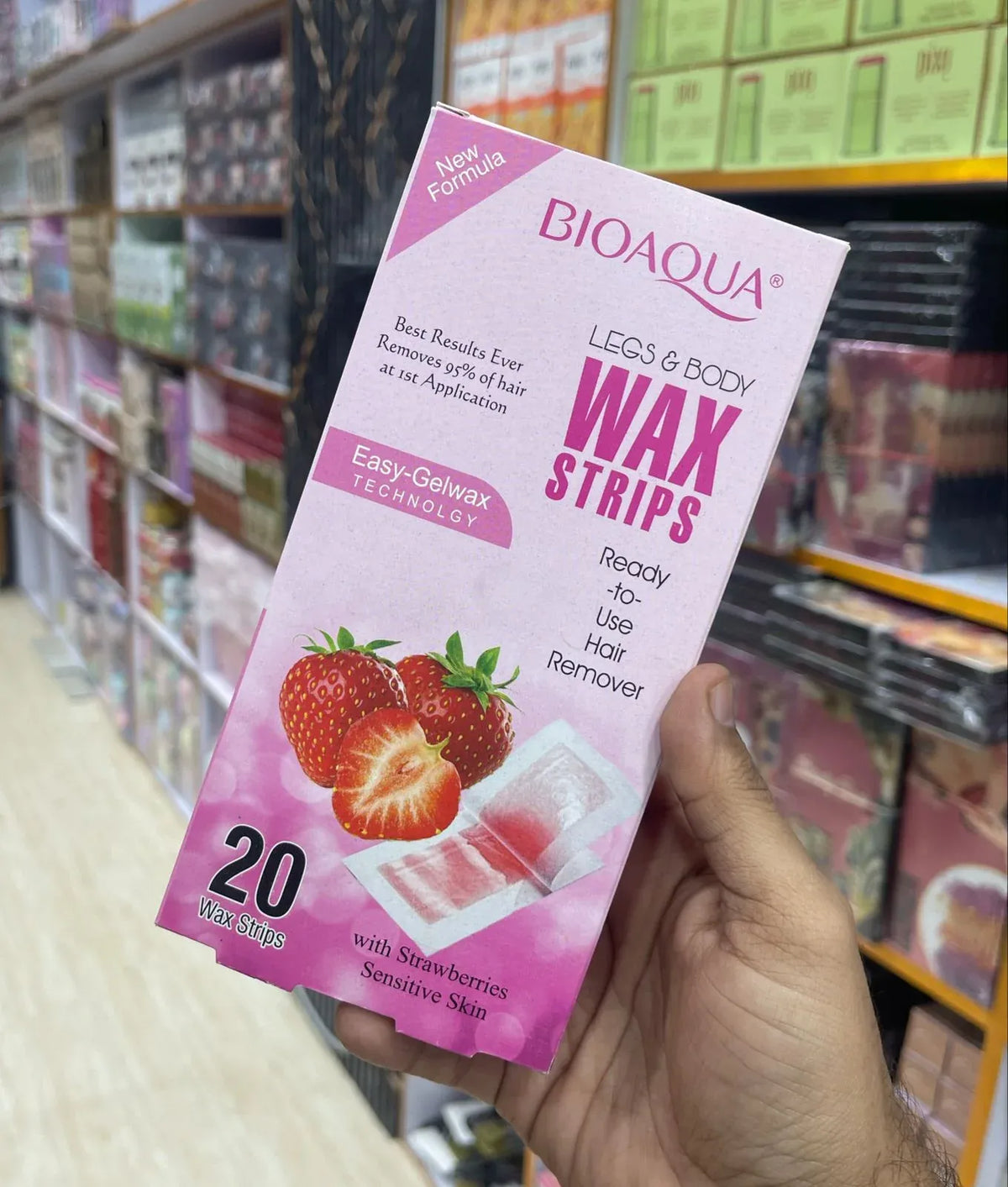 Bioaqua Body Wax Strips Dry (20 Pieces) - Buy Online in Pakistan at Cosmia.pk
