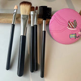 Huda Beauty Brush Set with Mirror - 5 Pcs - Buy Online in Pakistan at Cosmia.pk