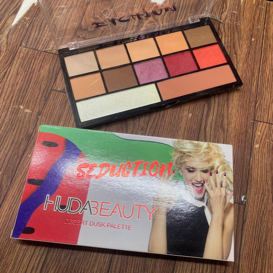 Huda Beauty Seduction pallette - highlighter & blusher - Buy Online in Pakistan at Cosmia.pk