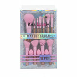 Kiss Lovely Makeup Brush Set - 12Pcs - Buy Online in Pakistan at Cosmia.pk