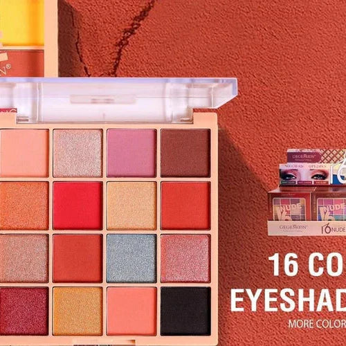 Gege Moon 16 Colors Nude Eyeshadow Palette - Buy Online in Pakistan at Cosmia.pk