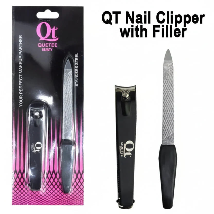 Qt Nail Clipper With Filler 2in1 Set - Buy Online in Pakistan at Cosmia.pk
