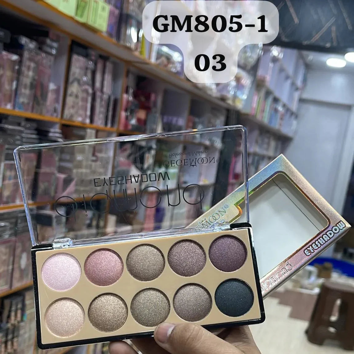 Gege Moon 10 Colors Diamond Eyeshadow Palette - Buy Online in Pakistan at Cosmia.pk