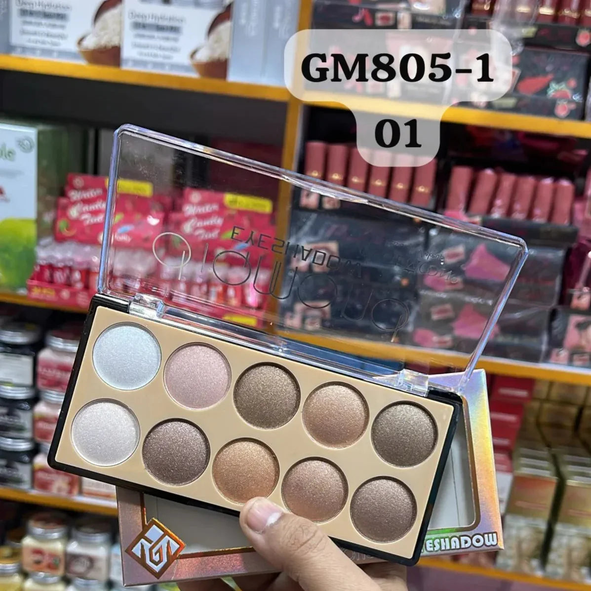 Gege Moon 10 Colors Diamond Eyeshadow Palette - Buy Online in Pakistan at Cosmia.pk