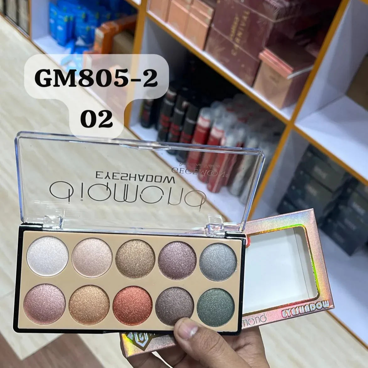 Gege Moon 10 Colors Diamond Eyeshadow Palette - Buy Online in Pakistan at Cosmia.pk