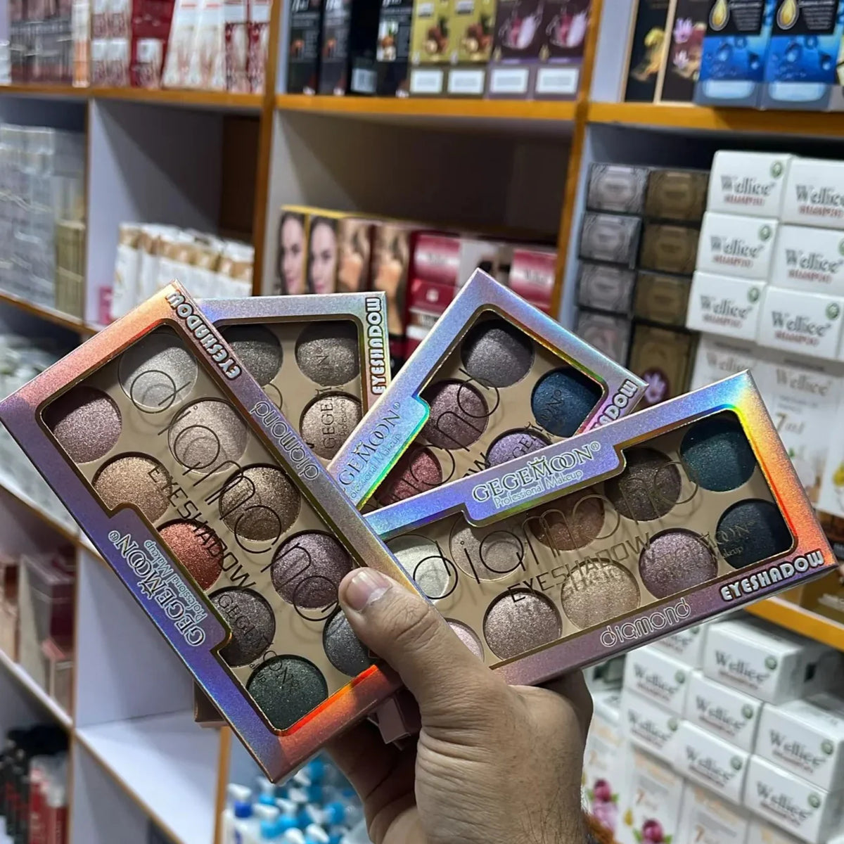 Gege Moon 10 Colors Diamond Eyeshadow Palette - Buy Online in Pakistan at Cosmia.pk