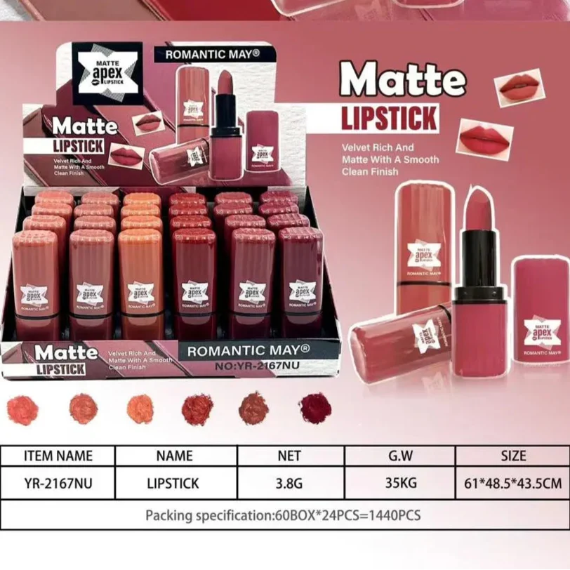 Romantic May Dual-Ended Matte Lipstick - Buy Online in Pakistan at Cosmia.pk