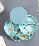 Jewelry Box Storage Multi Layers Rotating Necklace Earrings Jewelry Container - Buy Online in Pakistan at Cosmia.pk