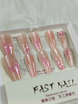 Cat Eye Fake Nails Handmade - Buy Online in Pakistan at Cosmia.pk