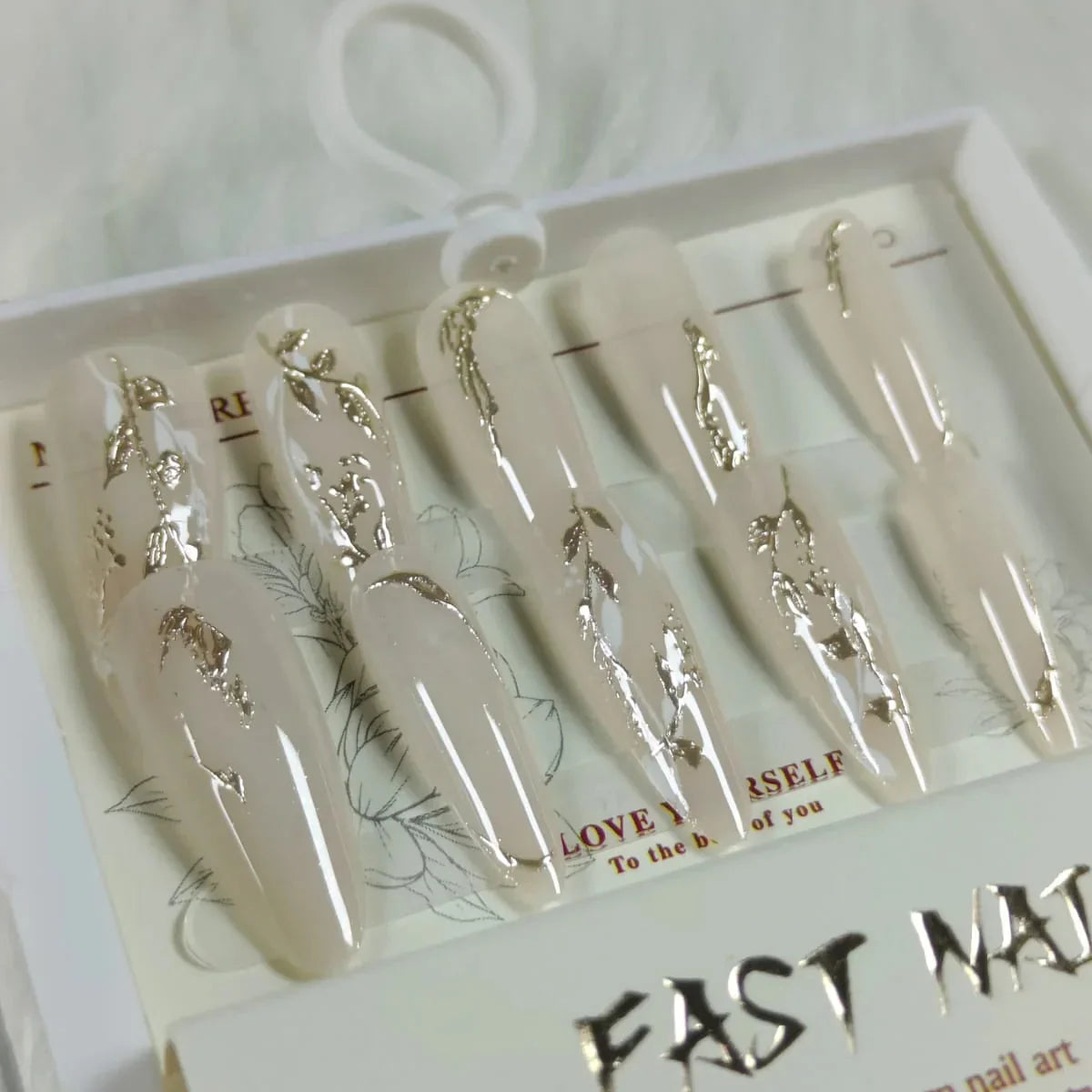 Cat Eye Fake Nails Handmade - Buy Online in Pakistan at Cosmia.pk