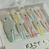 Cat Eye Fake Nails Handmade - Buy Online in Pakistan at Cosmia.pk