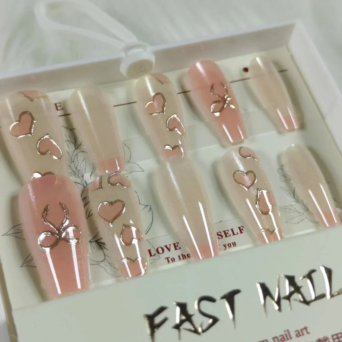 Cat Eye Fake Nails Handmade - Buy Online in Pakistan at Cosmia.pk