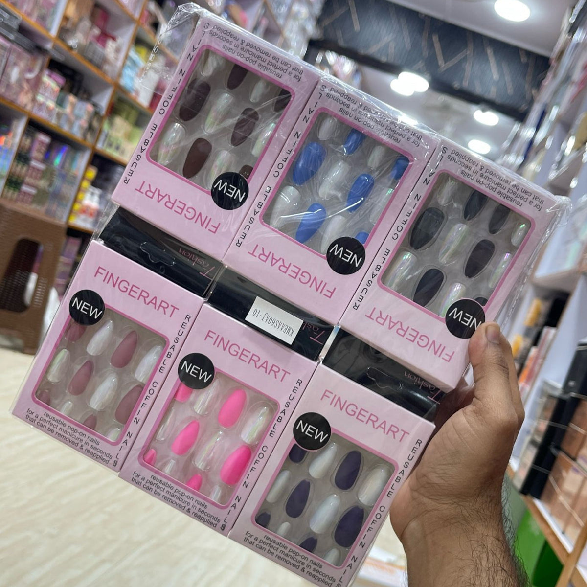 Fashion Fingerart Trendy Nails with Nail Stickers - Buy Online in Pakistan at Cosmia.pk
