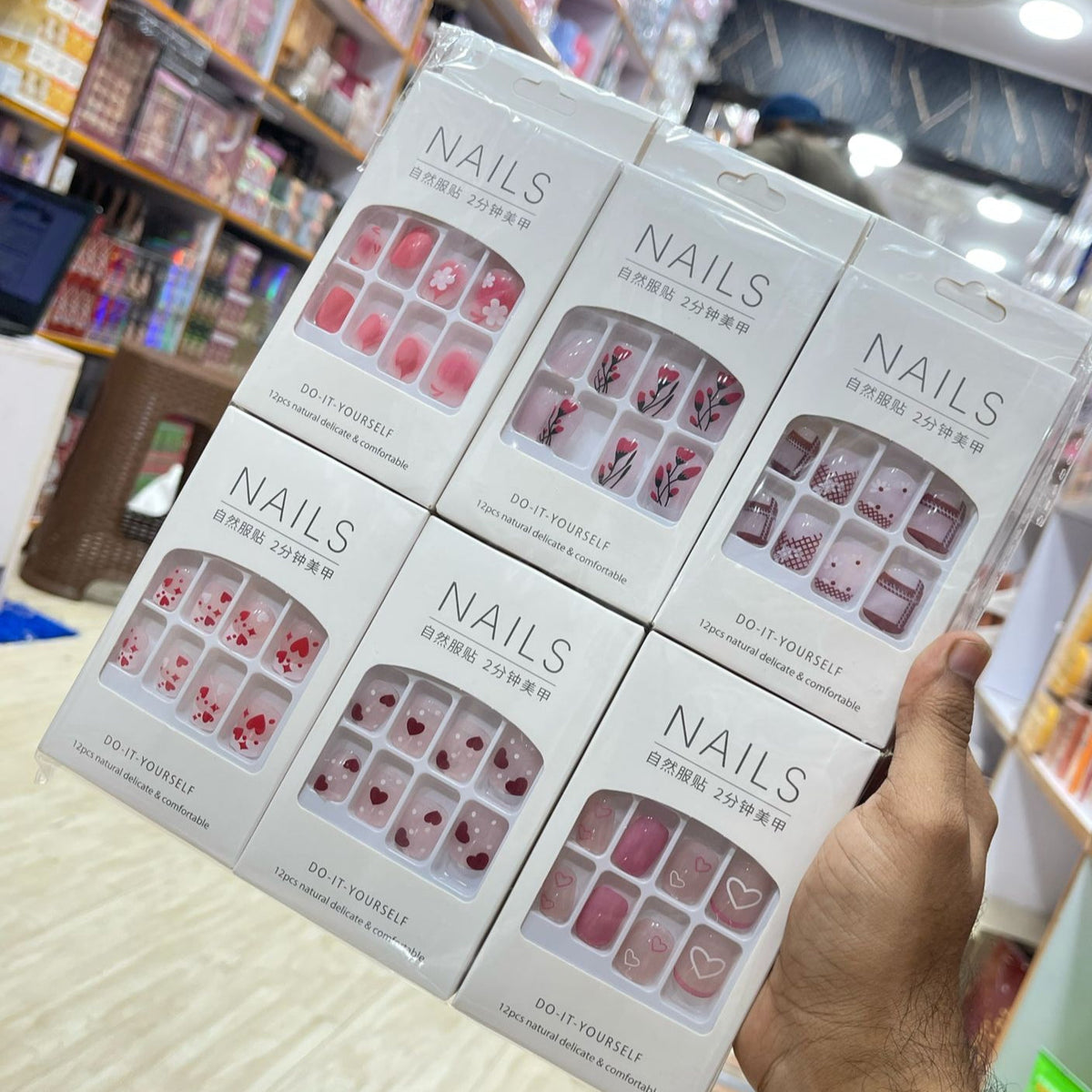 New Art Design Nails with Nail Stickers - Buy Online in Pakistan at Cosmia.pk