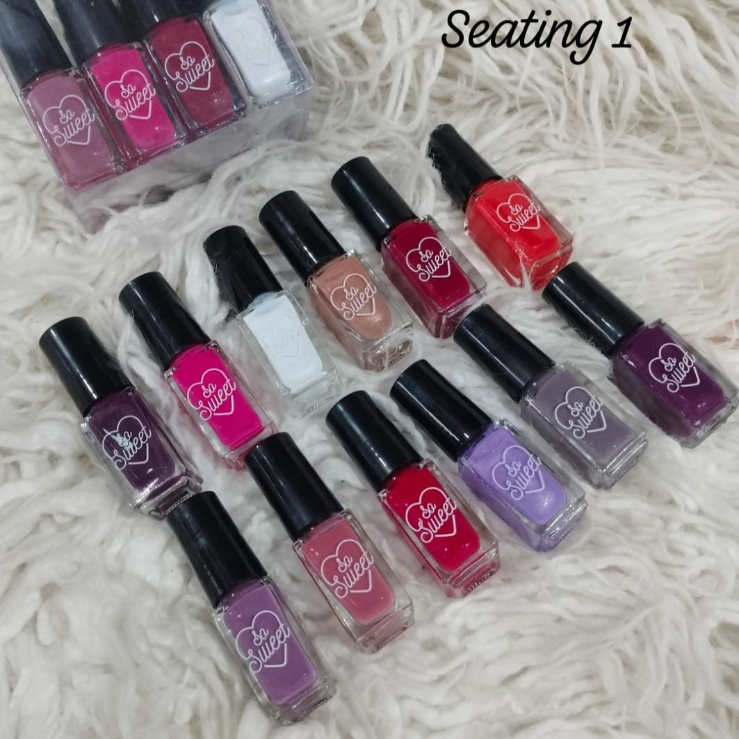 SA Sweet Nail Polish Set – Pack of 12 - Buy Online in Pakistan at Cosmia.pk