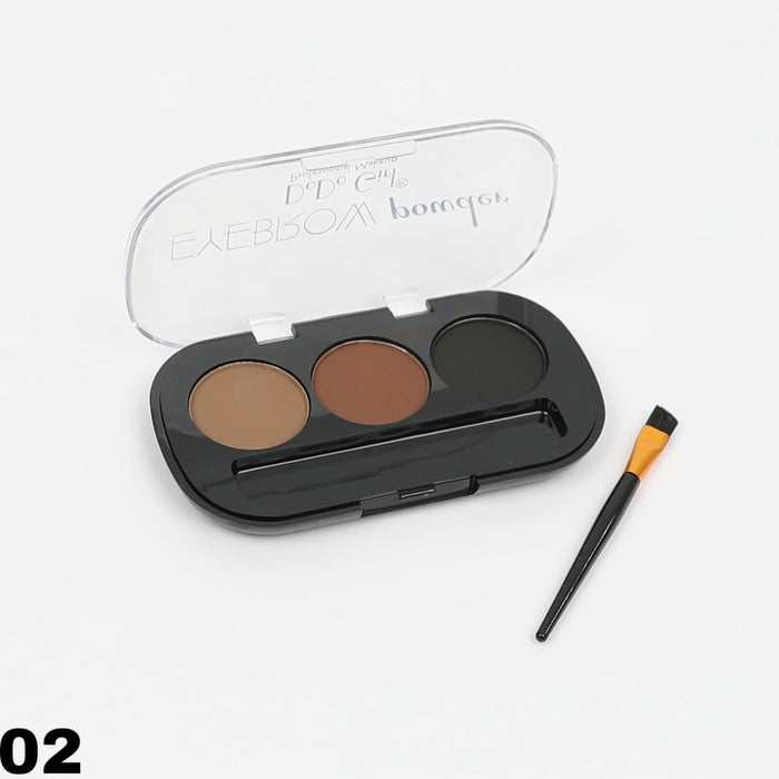 DoDo Girl 3-in-1 Eyebrow Powder with Brush - Buy Online in Pakistan at Cosmia.pk