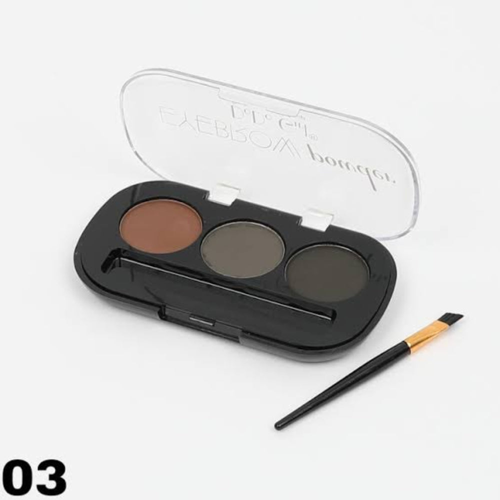 DoDo Girl 3-in-1 Eyebrow Powder with Brush - Buy Online in Pakistan at Cosmia.pk