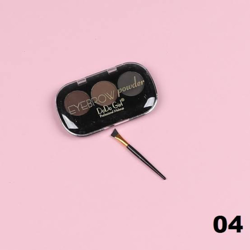 DoDo Girl 3-in-1 Eyebrow Powder with Brush - Buy Online in Pakistan at Cosmia.pk