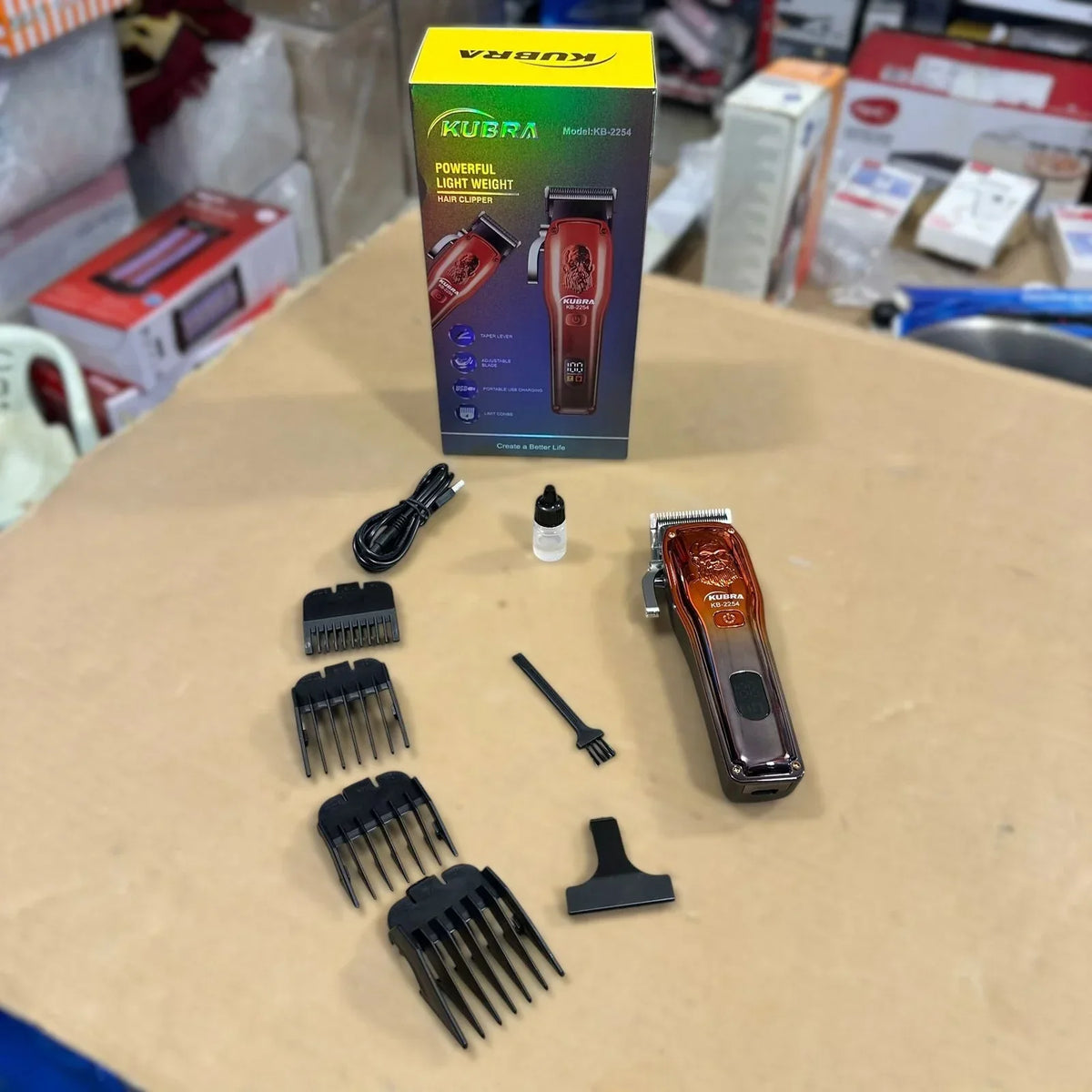 Kubra Hair Clipper KB‑2254 - Buy Online in Pakistan at Cosmia.pk