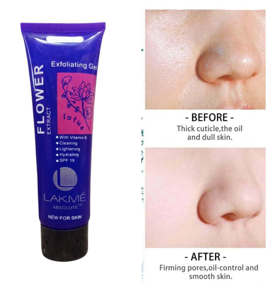 Lakmé Lotus Exfoliating Gel – 100g - Buy Online in Pakistan at Cosmia.pk