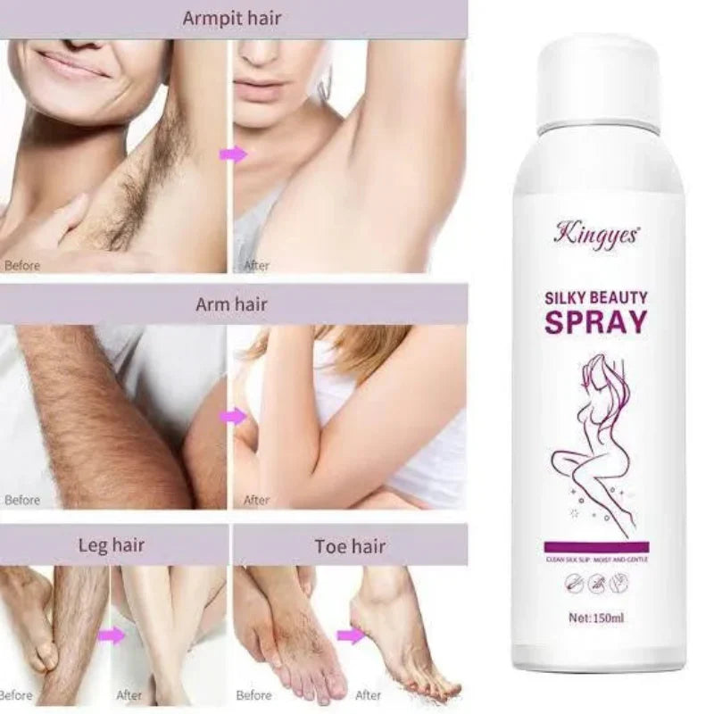Kingyes Silky Beauty Hair Removal Spray - 150ML - Buy Online in Pakistan at Cosmia.pk