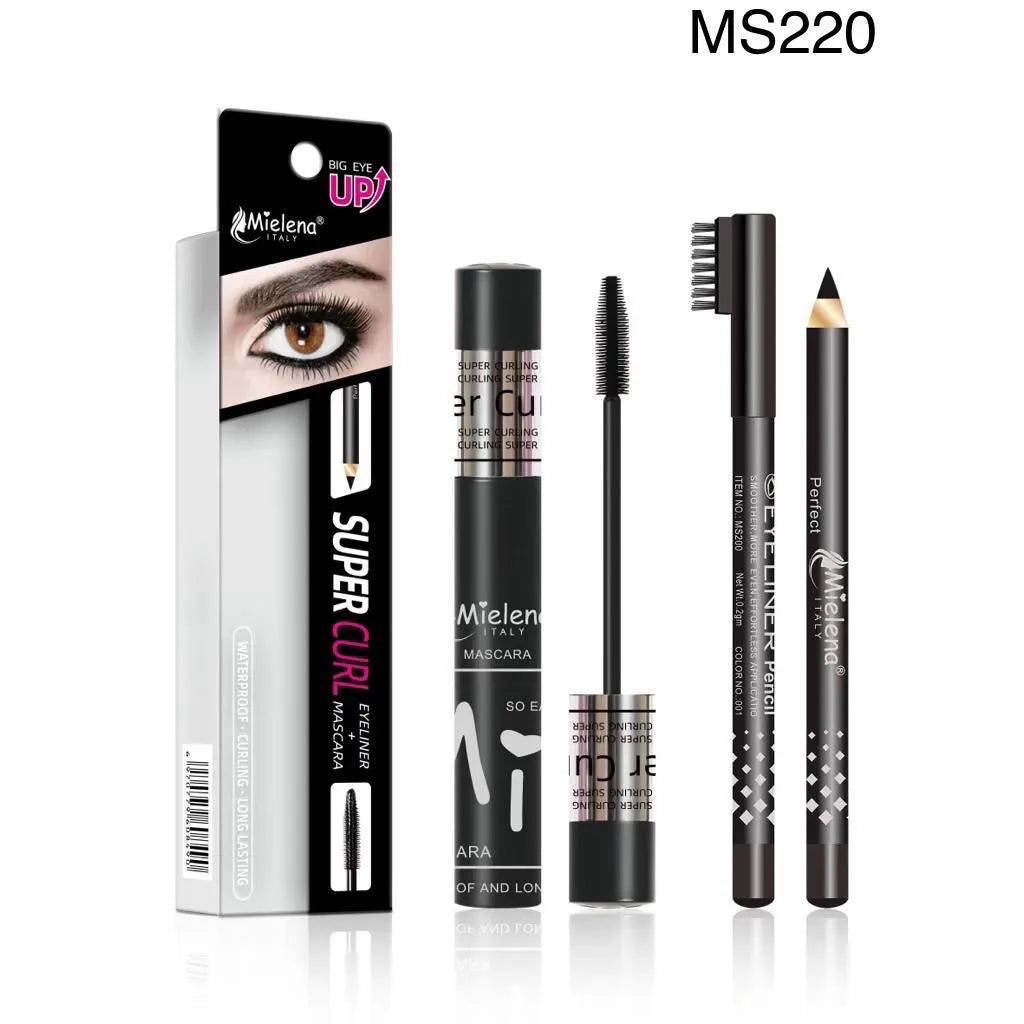 Mielena 2-in-1 Mascara + Eyeliner Pencil Combo - Buy Online in Pakistan at Cosmia.pk
