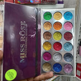 MISS ROSE 18-Color Sequin Glitter Eyeshadow Palette - Buy Online in Pakistan at Cosmia.pk